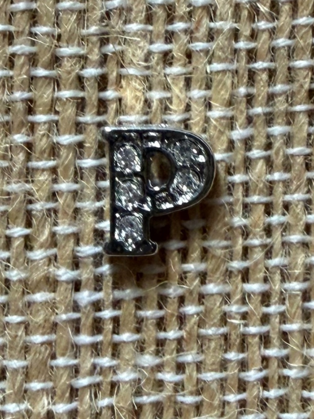 Silver Letter P